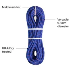 Mammut Crag Dry Rope - 9.5mm 10 Mammut Crag Dry Rope - 9.5mm -Dakine Store BLUOCE D8