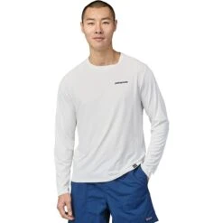 Patagonia Cap Cool Daily Graphic Long-Sleeve Shirt - Waters - Men's -Dakine Store BOALOGWHI D3