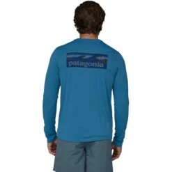 Patagonia Cap Cool Daily Graphic Long-Sleeve Shirt - Waters - Men's -Dakine Store BOLOWABLXD