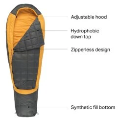 Alps Mountaineering Dogwood + Sleeping Bag: 40F Synthetic -Dakine Store CHACAN D4