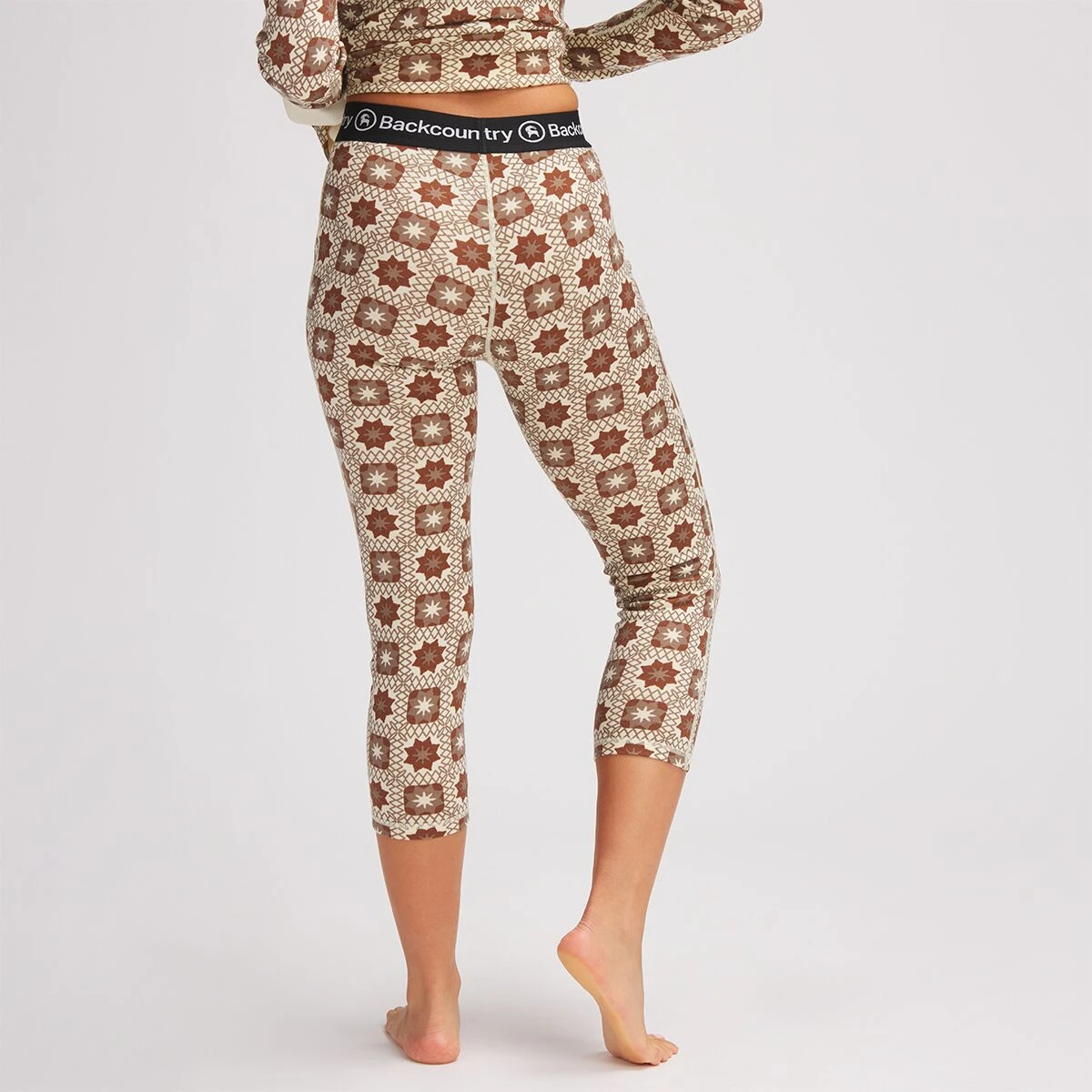 Spruces Mid-Weight Merino 3/4 Printed Bottom - Women's 7 Spruces Mid-Weight Merino 3/4 Printed Bottom - Women's - Image 5