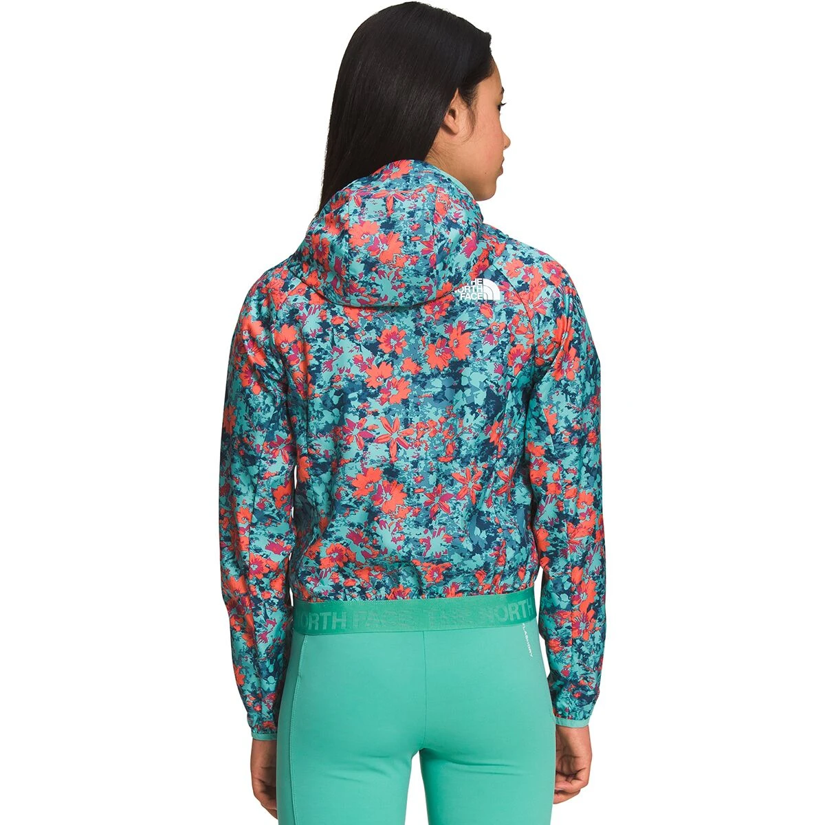 The North Face Printed Never Stop Hooded Wind Jacket - Girls' 4 The North Face Printed Never Stop Hooded Wind Jacket - Girls' - Image 2
