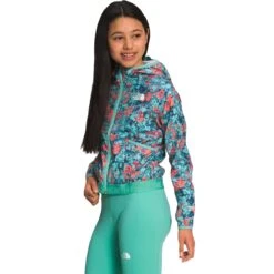The North Face Printed Never Stop Hooded Wind Jacket - Girls' 9 The North Face Printed Never Stop Hooded Wind Jacket - Girls' -Dakine Store COSUFOFLPR D2
