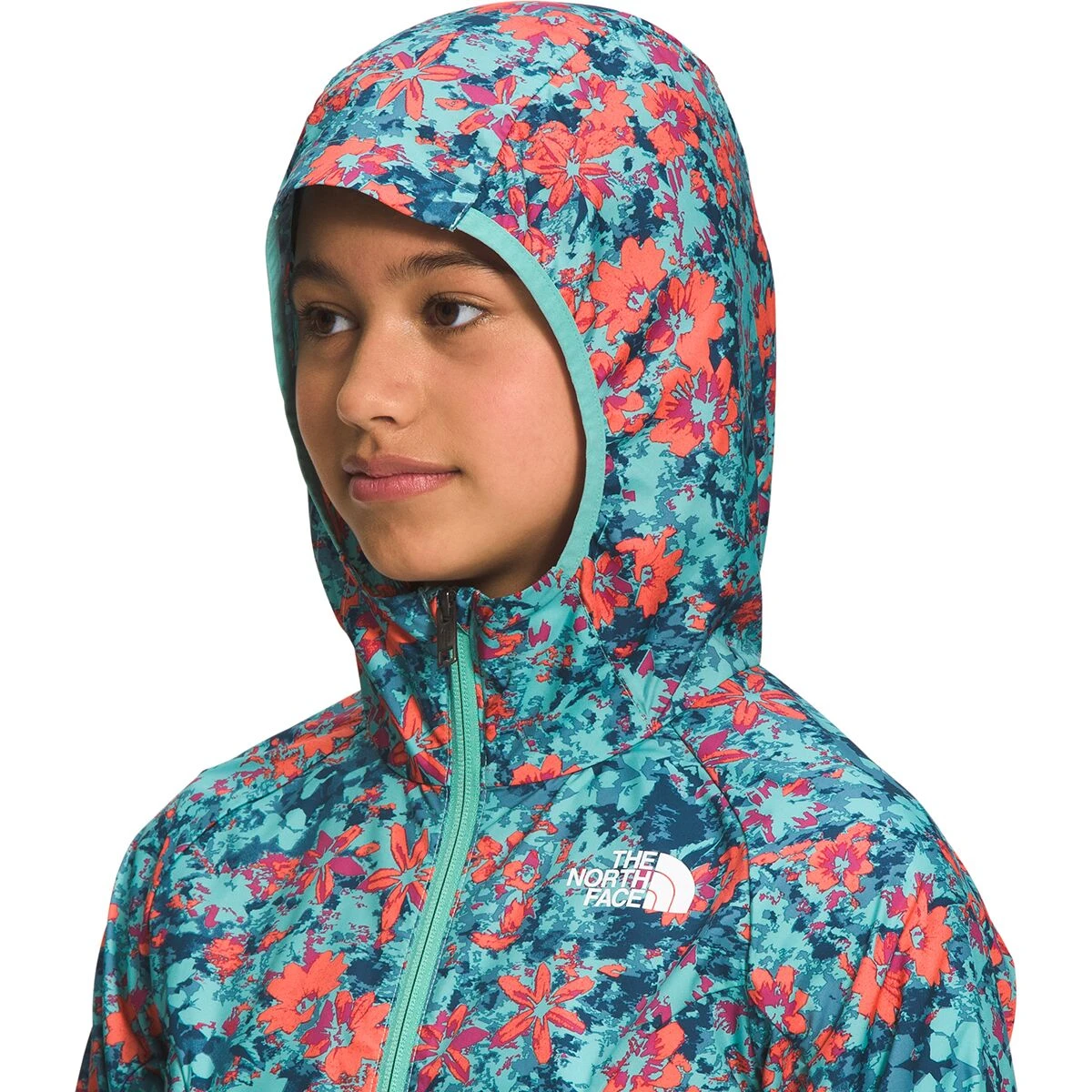 The North Face Printed Never Stop Hooded Wind Jacket - Girls' 5 The North Face Printed Never Stop Hooded Wind Jacket - Girls' - Image 3