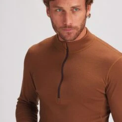 Spruces Mid-Weight Merino Baselayer 1/4-Zip Top - Men's -Dakine Store KOD D2