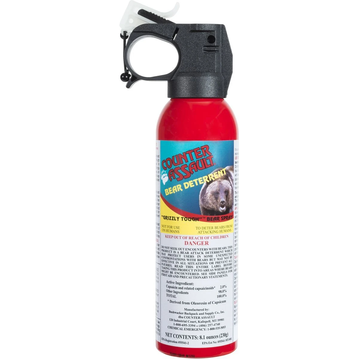 Bear Deterrent Spray + Belt Holster - 8.1oz 4 Bear Deterrent Spray + Belt Holster - 8.1oz - Image 2