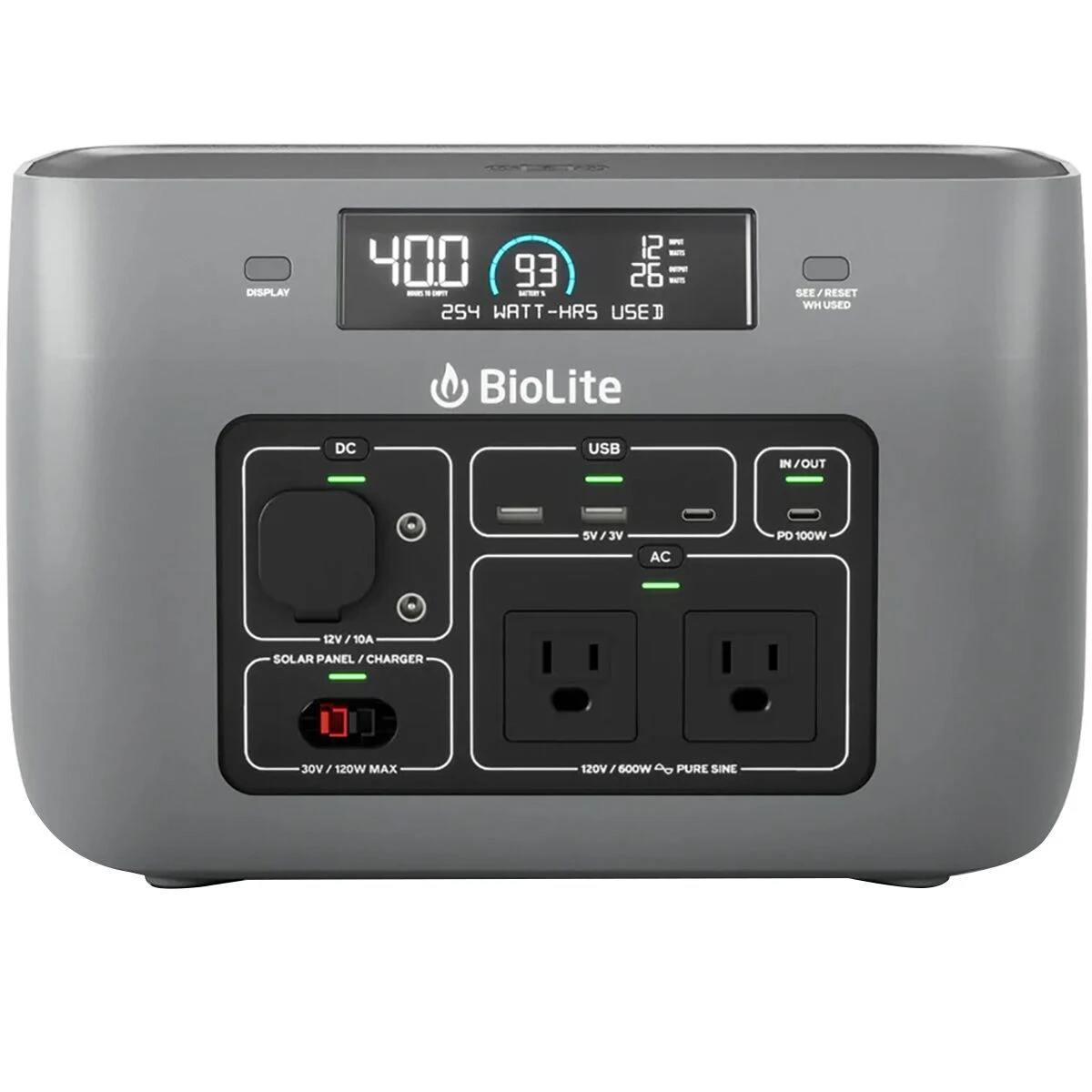 Biolite 600 BaseCharge Power Station 12 Biolite 600 BaseCharge Power Station - Image 10