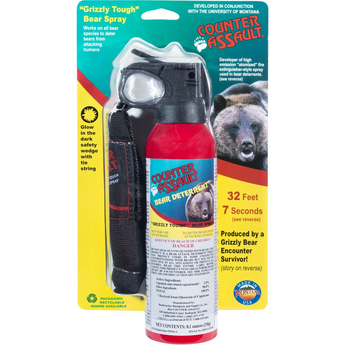 Bear Deterrent Spray + Belt Holster - 8.1oz 5 Bear Deterrent Spray + Belt Holster - 8.1oz - Image 3