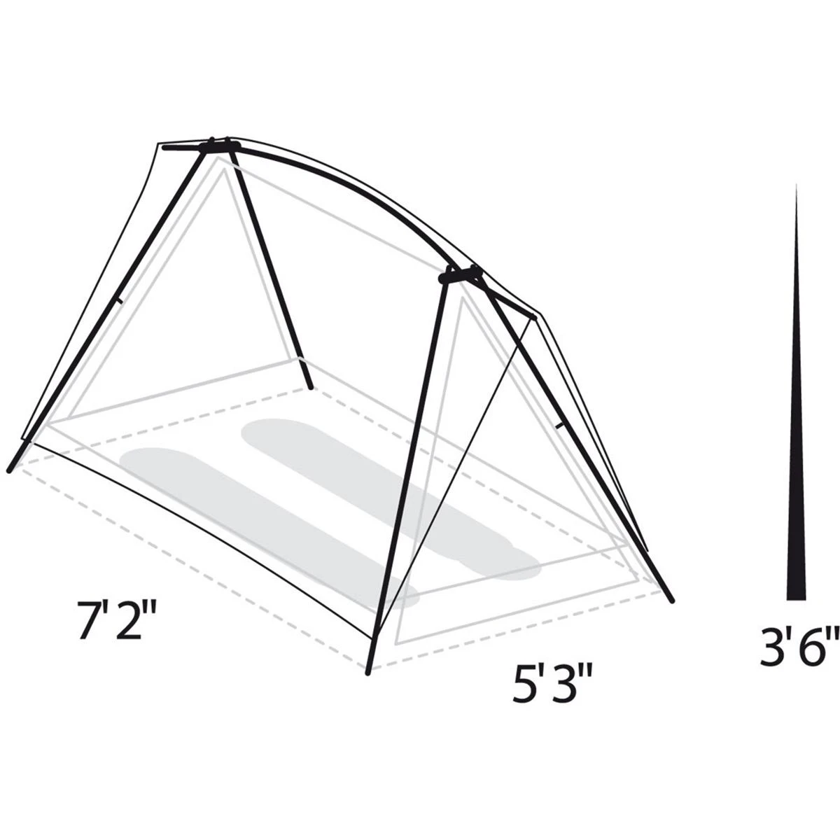 Eureka Timberline 2 Tent: 3 Season 2 Person 3 Eureka Timberline 2 Tent: 3 Season 2 Person