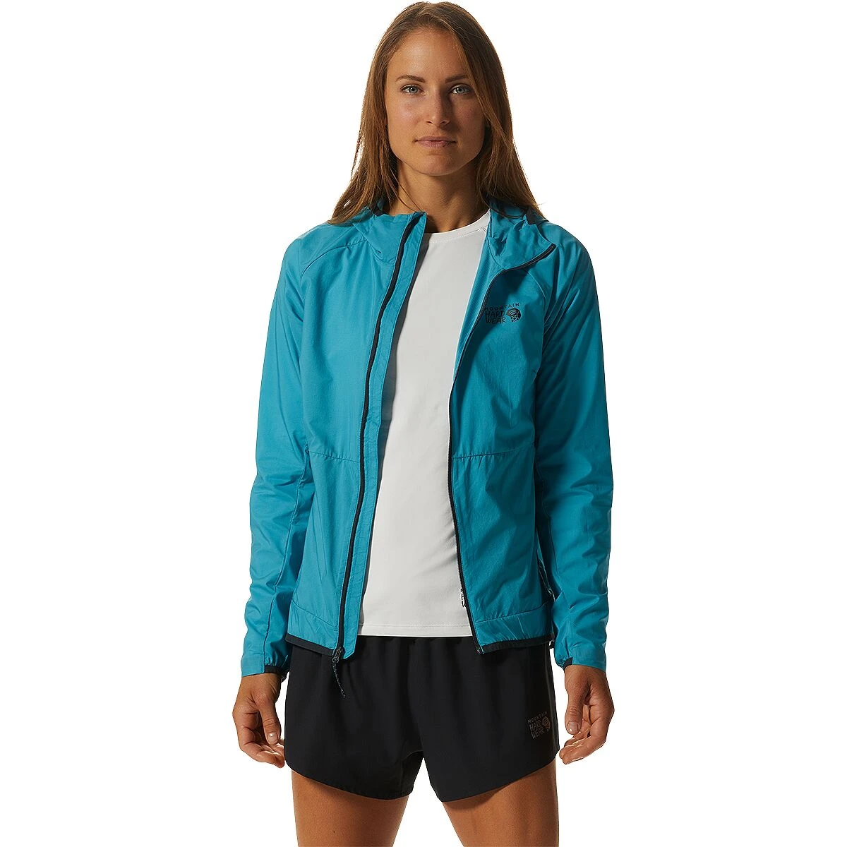 Mountain Hardwear Kor AirShell Wind Hooded Jacket - Women's 4 Mountain Hardwear Kor AirShell Wind Hooded Jacket - Women's - Image 2